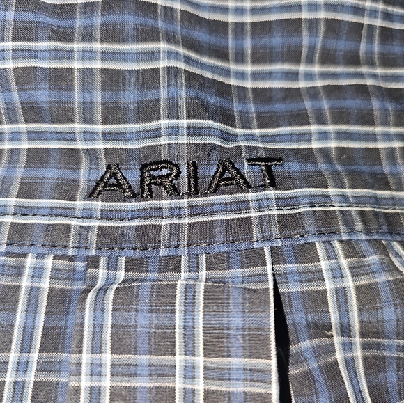 Ariat Pro Series Men’s Long Sleeve Button Down Shirt XL Plaid - Picture 3 of 5